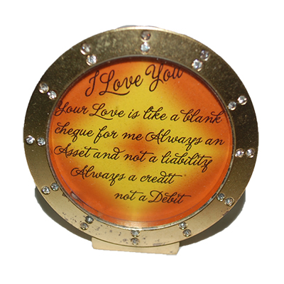 "Love Desktop Message stand -883-009 - Click here to View more details about this Product
